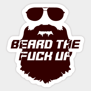 Brown Beard Sticker